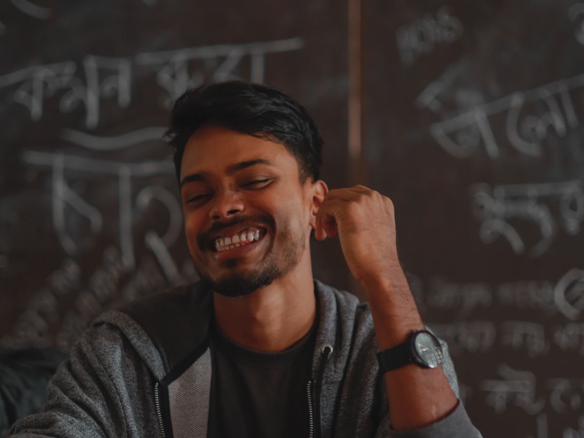 Bright smile